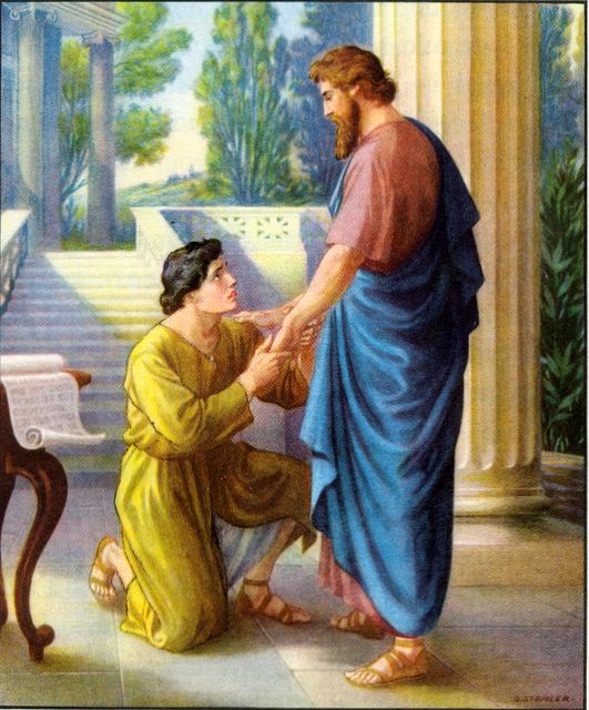 Filemon menerima Onesimus